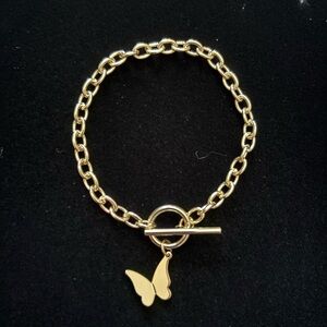 Gold plated Butterfly bracelet